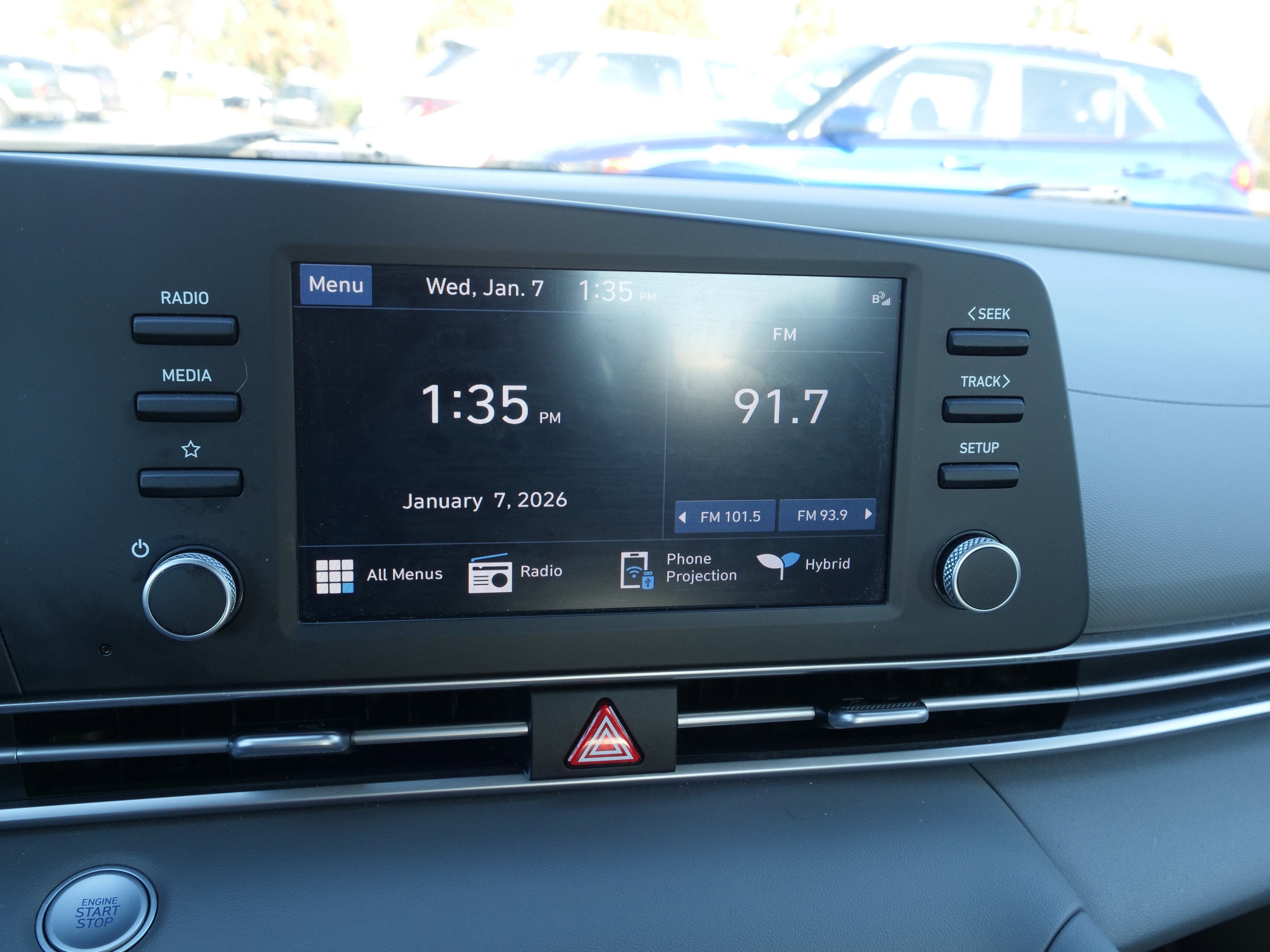 2023 Hyundai Elantra Hybrid Blue