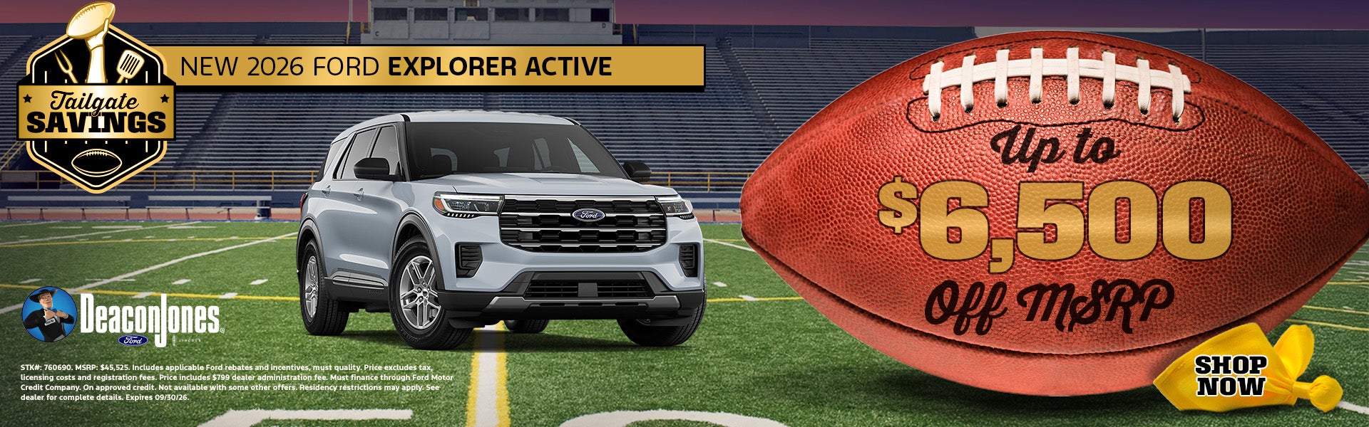 New 2026 Ford Explorer Active