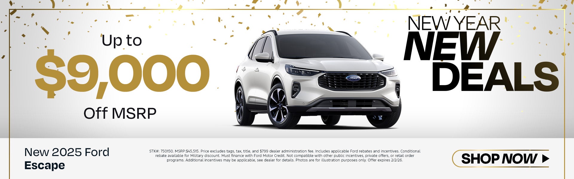 New 2025 Ford Escape