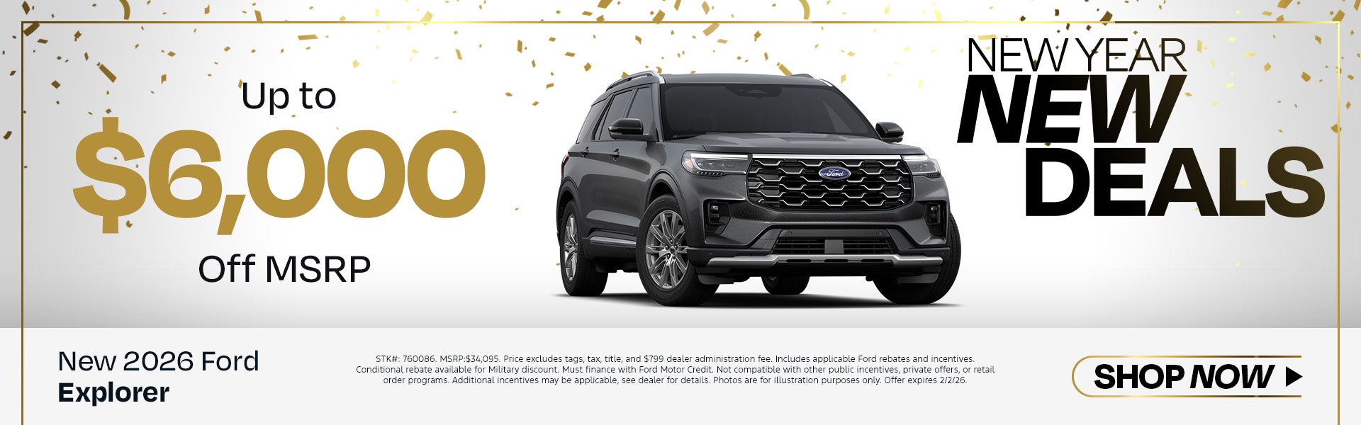 New 2026 Ford Explorer