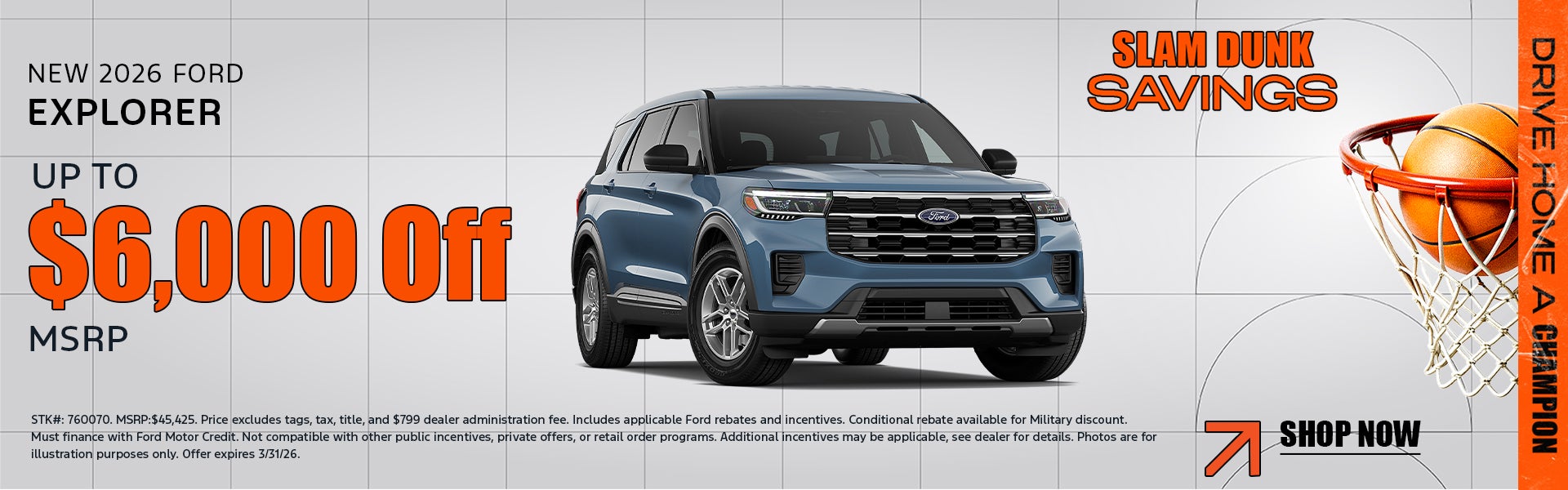 New 2026 Ford Explorer