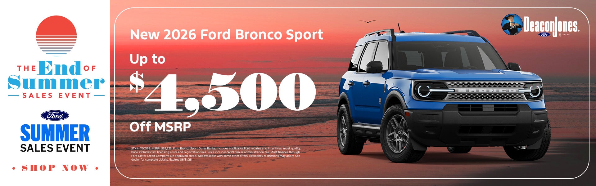 New 2026 Ford Bronco Sport