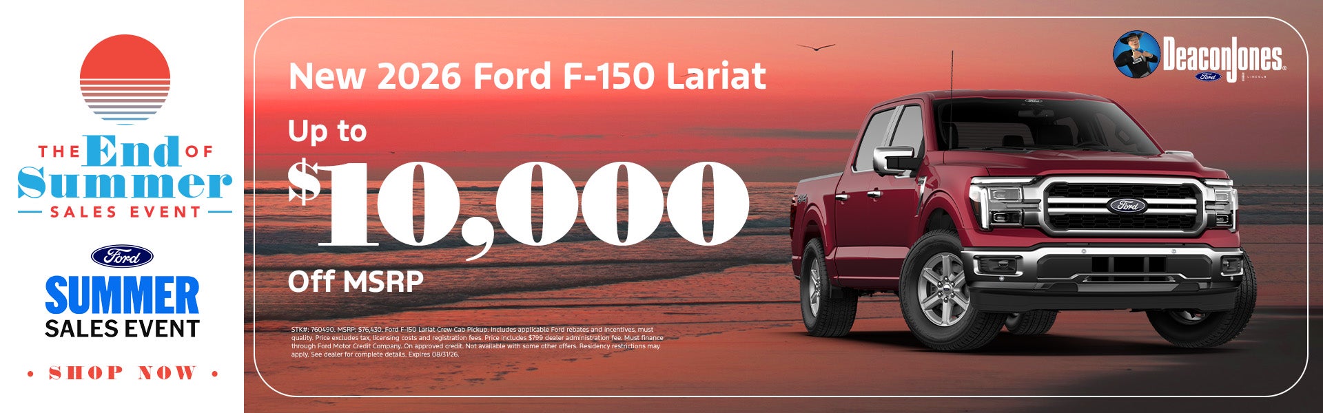New 2026 Ford F-150 Lariat